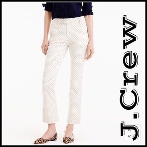 J.Crew Sammie Pant in Navy Dot. Classic. Size 31.